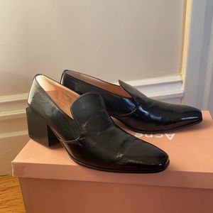 Acne Brigitte Leather Heeled Loafer